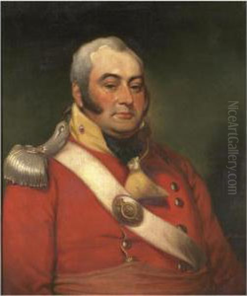 Portrait Of George Fermor, 3rd Earl Of Pomfret (1768-1830) Oil Painting by Mather Brown