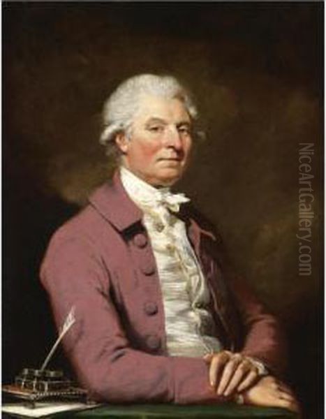 Portrait Of A Gentleman Oil Painting by Mather Brown