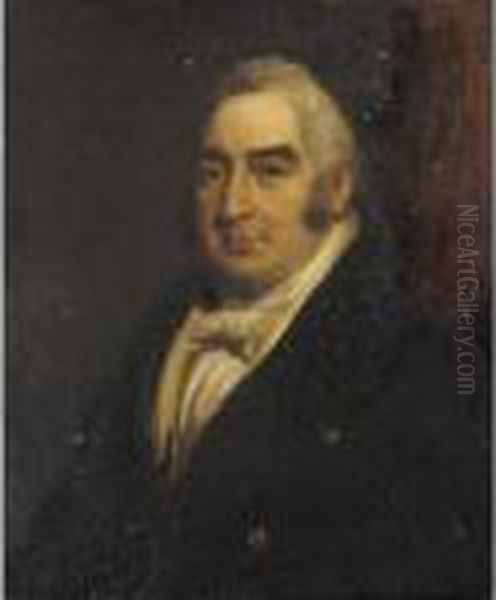 Portrait Of Thomas Fermor, 4th Earl Of Pomfret (1770-1833) Oil Painting by Mather Brown