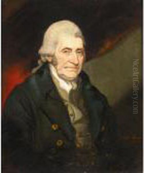 Portrait Of Henry Blundell (1724-1810) Oil Painting by Mather Brown