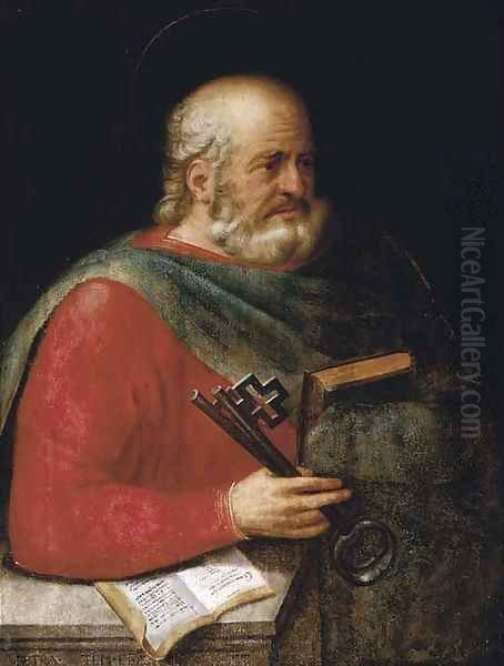 Saint Peter Oil Painting by Abraham Bloemaert