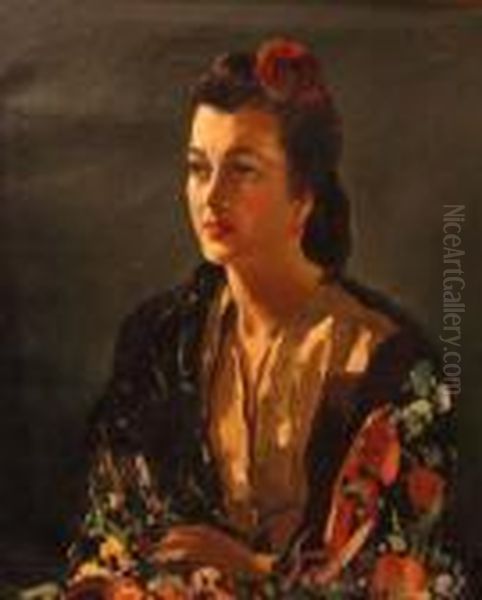 Norma Oil Painting by George Elmer Browne