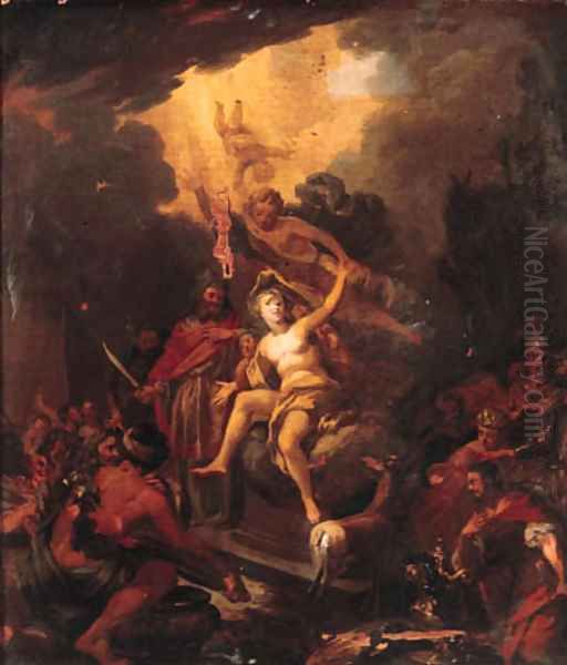 The Sacrifice of Iphigenia Oil Painting by Nicolaes Berchem