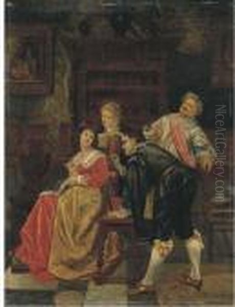 Il Gioiello Oil Painting by Francois Brunery