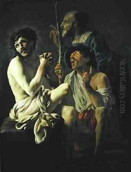 The Mocking of Christ Oil Painting by Hendrick Ter Brugghen