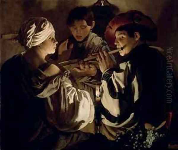 Concert Oil Painting by Hendrick Ter Brugghen