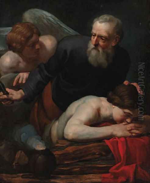 The Sacrifice of Isaac Oil Painting by Ferdinand Bol