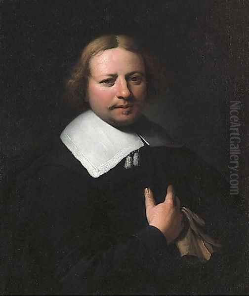 Portrait of a gentleman Oil Painting by Ferdinand Bol