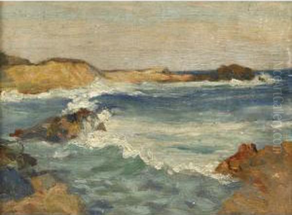 Seascape Oil Painting by William Brymner