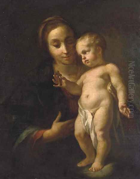 The Madonna and Child Oil Painting by Antonio Balestra