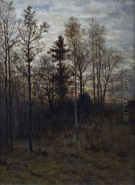 Late Fall Oil Painting by Karl Buchholz