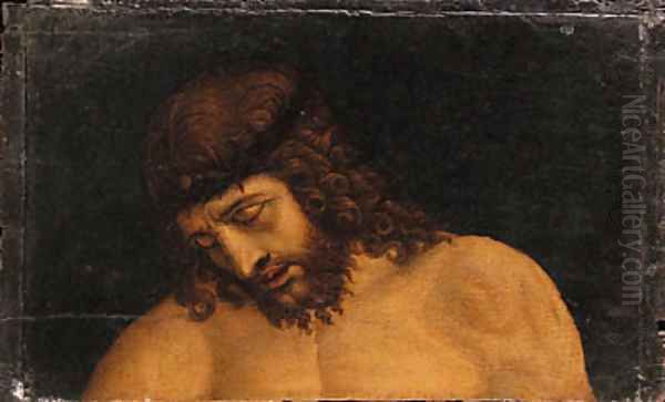 The Head of Christ Oil Painting by Giovanni Bellini