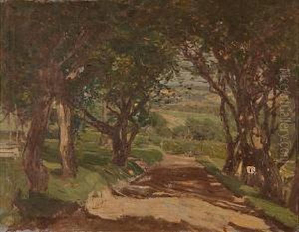 Road To The Valley Oil Painting by Karl Albert Buehr