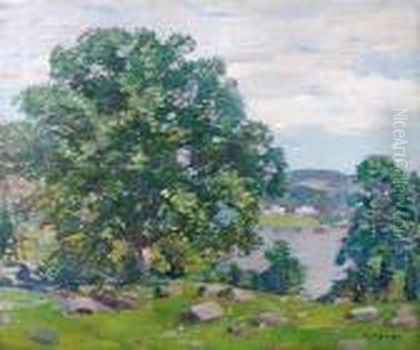 Landscape Oil Painting by Karl Albert Buehr