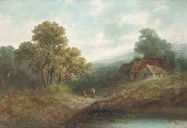 In Galloway, near Wigton Oil Painting by John Henry Boel