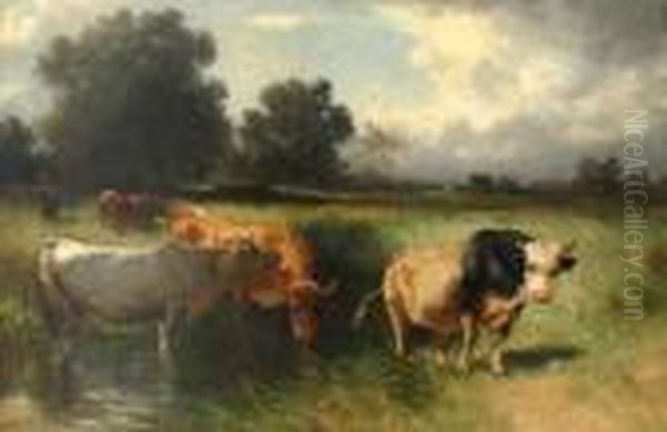 Buhlmayer Herder Oil Painting by Conrad Buhlmayer