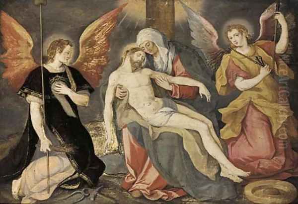 The Lamentation Oil Painting by Jacob De Backer