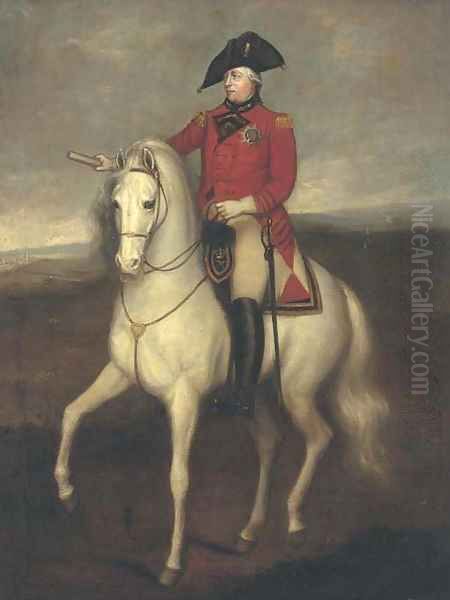 Equestrian Portrait of King George III Oil Painting by Sir William Beechey