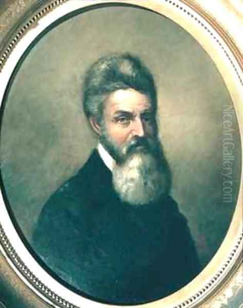 John Brown (1800-59) Oil Painting by David Bustille Bowser