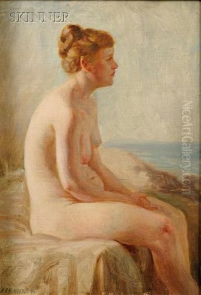 Seated Nude Oil Painting by Horace Robbins Burdick