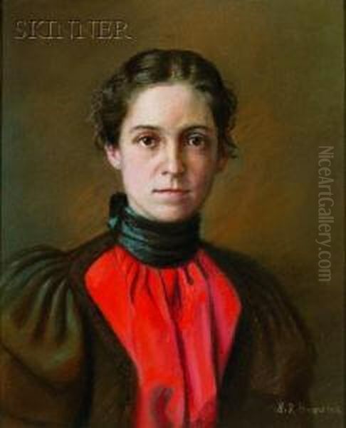 Pastel Portrait Oil Painting by Horace Robbins Burdick