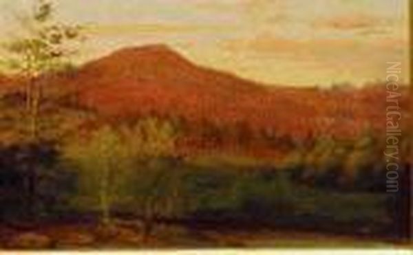 Maine Hills At Twilight Oil Painting by William Partridge Burpee