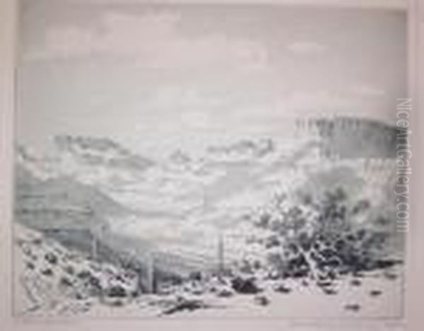 Cloud Shadows - Apache Trail - Arizona Oil Painting by George Elbert Burr