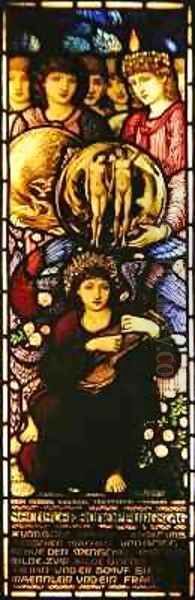 The Sixth Day of Creation Oil Painting by Sir Edward Coley Burne-Jones