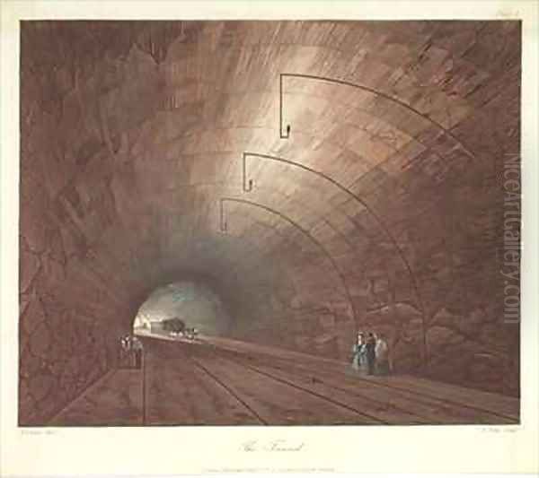 The Tunnel 2 Oil Painting by Thomas Talbot Bury