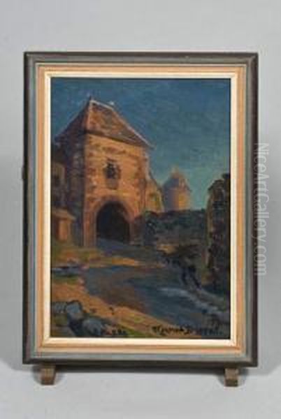 Salers Oil Painting by Maurice Busset