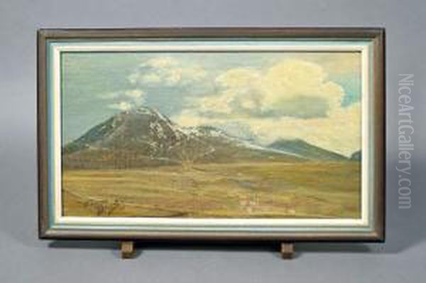 Paysage De Montagnes Oil Painting by Maurice Busset