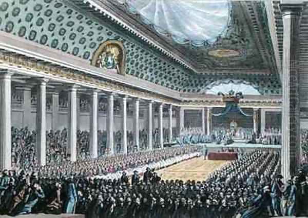 Opening of the Estates General at Versailles Oil Painting by Jan Bulthuis