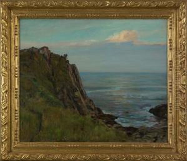 Coastal Scene Oil Painting by Howard Russell Butler