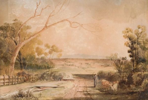 Landscape Oil Painting by Abraham Louis Buvelot