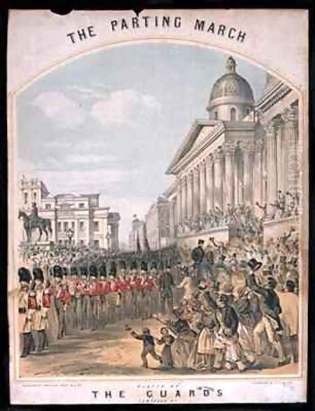 The Parting March Oil Painting by Augustus Butler