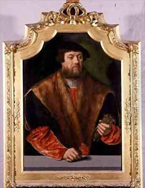 Portrait of a Nobleman Oil Painting by Bartholomaeus, the Elder Bruyn