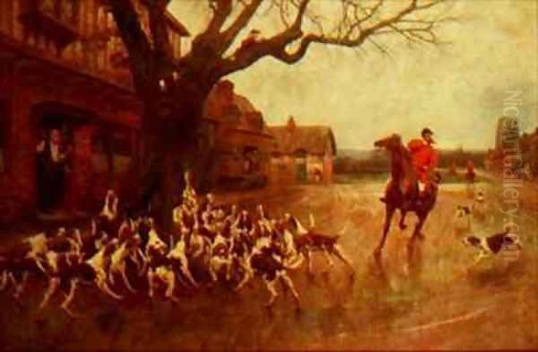 A Refuge in Distress Oil Painting by E. and Freyburg, F.P. Bucknall