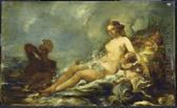 Geburt Der Venus. Oil Painting by Alexandre and Jourdan, Adolphe Cabanel