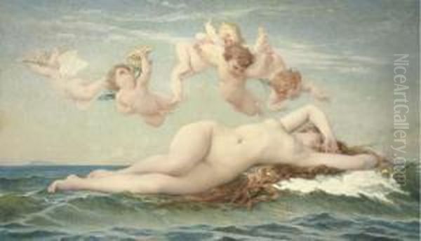 The Birth Of Venus Oil Painting by Alexandre and Jourdan, Adolphe Cabanel