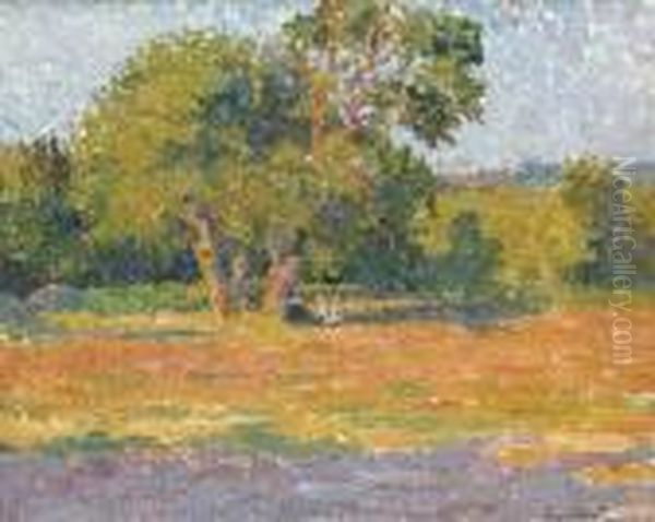 Paysage Avec Des Arbres Oil Painting by Eugene Cadel