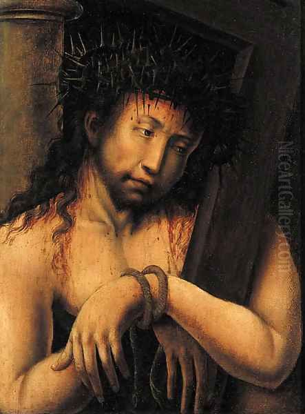 Christ on the Road to Calvary Oil Painting by Dieric the Elder Bouts