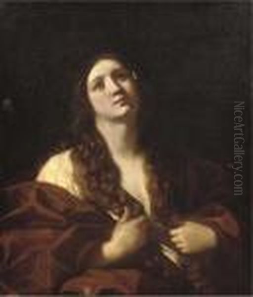 The Penitent Mary Magdalene Oil Painting by Guido Cagnacci