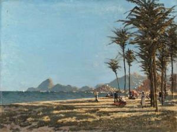 Rio De Janeiro Oil Painting by Emile Cagniart