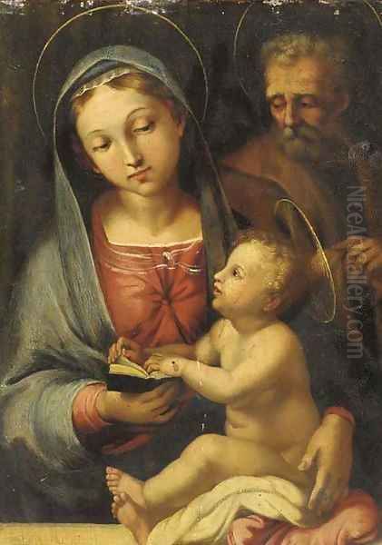 The Holy Family Oil Painting by Domenico Beccafumi