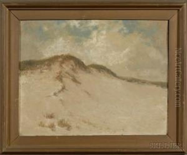 Cape Cod Sand Dunes Oil Painting by Charles Drew Cahoon