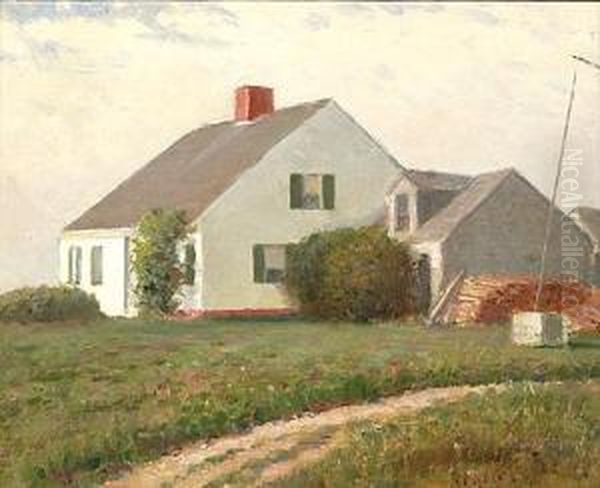 Old Cape Cod House by Charles Drew Cahoon