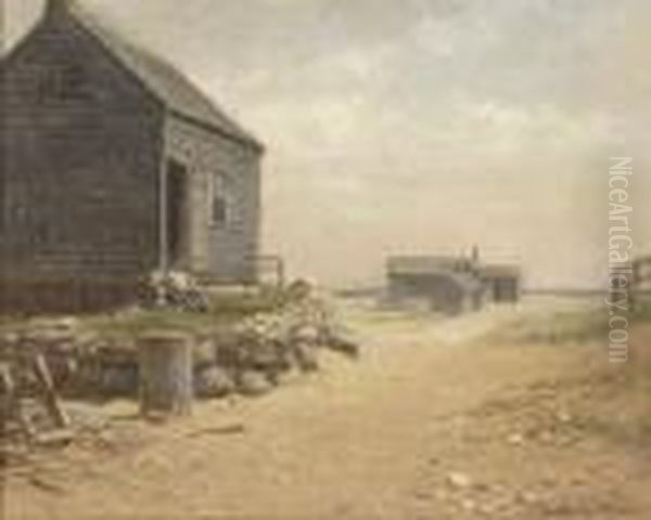 Fishing Shacks by Charles Drew Cahoon