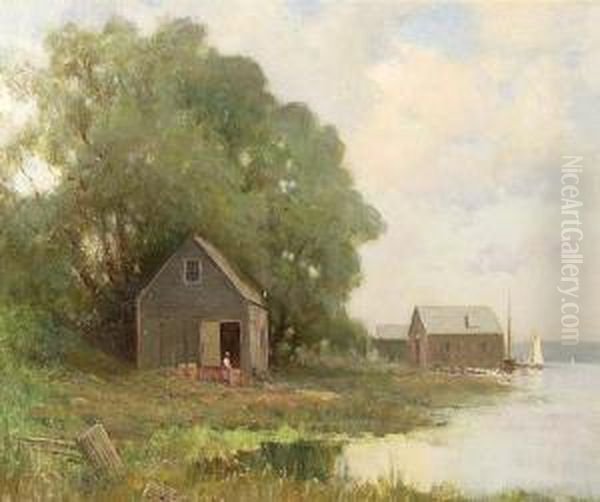 Capecod Harbor View by Charles Drew Cahoon