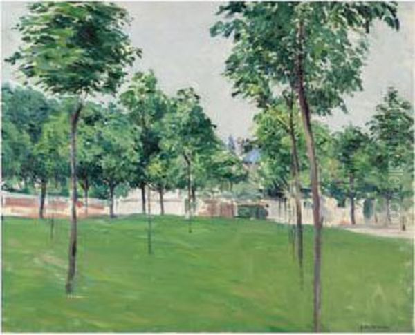 Promenade D'argenteuil Oil Painting by Gustave Caillebotte