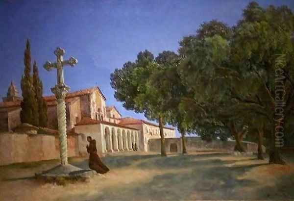 The Cimiez Monastery Oil Painting by Francois Bensa